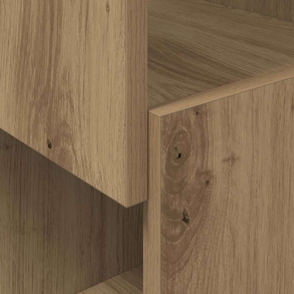 Eckschrank Artisan-Eiche 25,5x25x102cm Holzwerkstoff