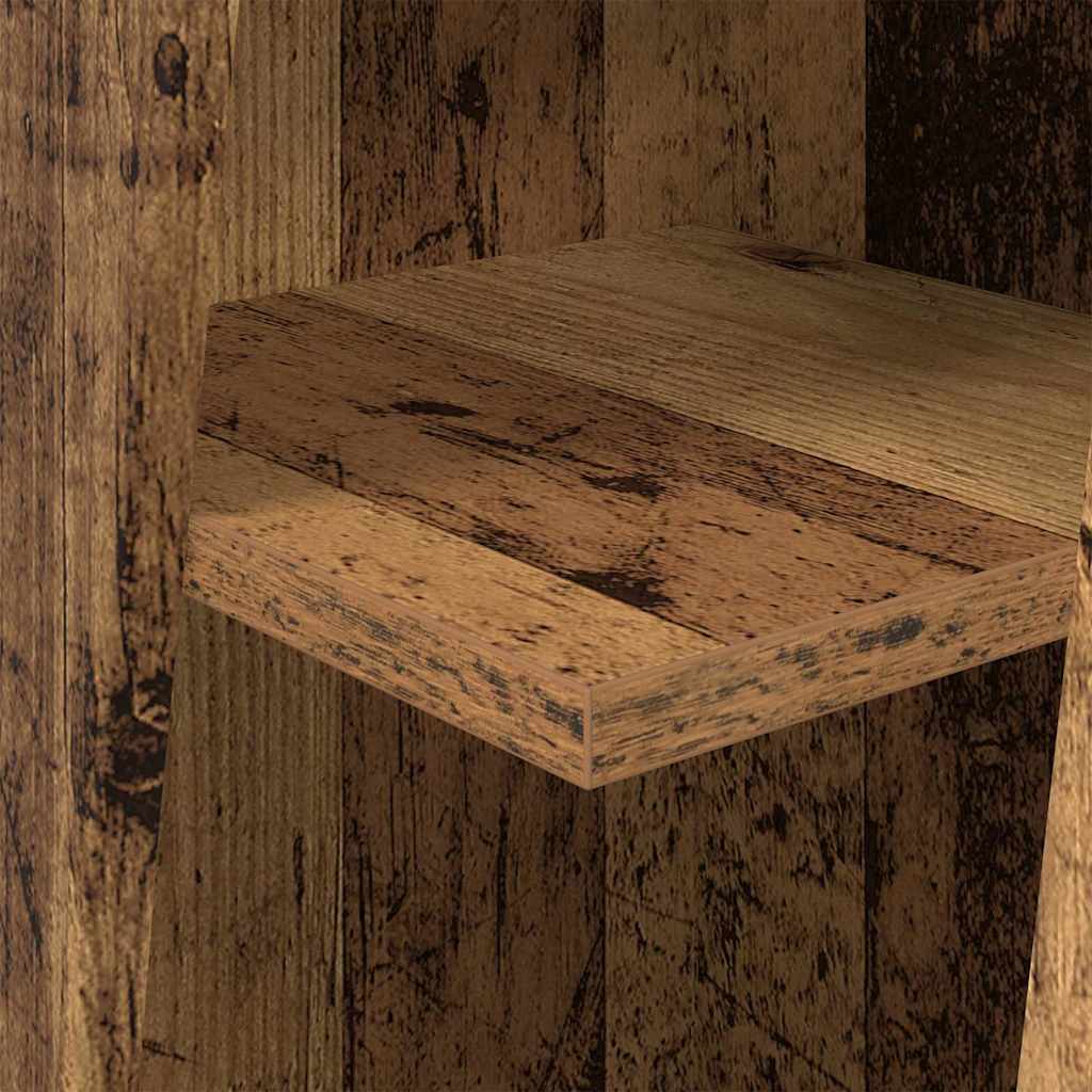 Eckschrank Altholz 27,5x27x102cm Holzwerkstoff