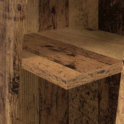 Eckschrank Altholz 27,5x27x102cm Holzwerkstoff