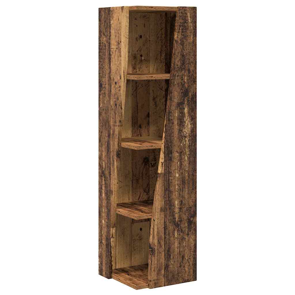 Eckschrank Altholz 27,5x27x102cm Holzwerkstoff
