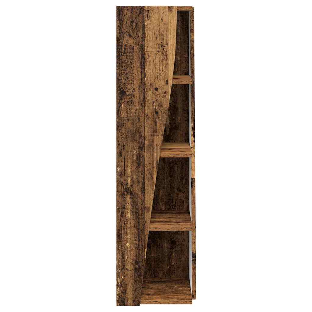 Eckschrank Altholz 27,5x27x102cm Holzwerkstoff