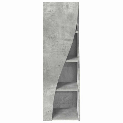 Eckschrank Beton Grau 32x32x102cm Holzwerkstoff