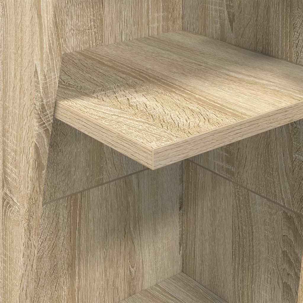 Eckschrank Sonoma-Eiche 27,5x27x140cm Holzwerkstoff