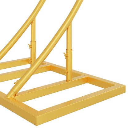 Hochzeitsbogen Gold 220 x 45 x 200 cm Stahl