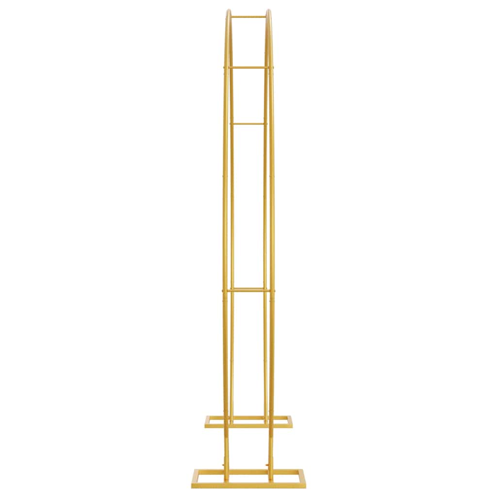 Hochzeitsbogen Gold 220 x 45 x 200 cm Stahl