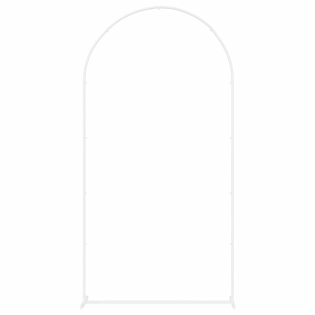 Hochzeitsbogen Weiß 100 x 39 x 200 cm Stahl
