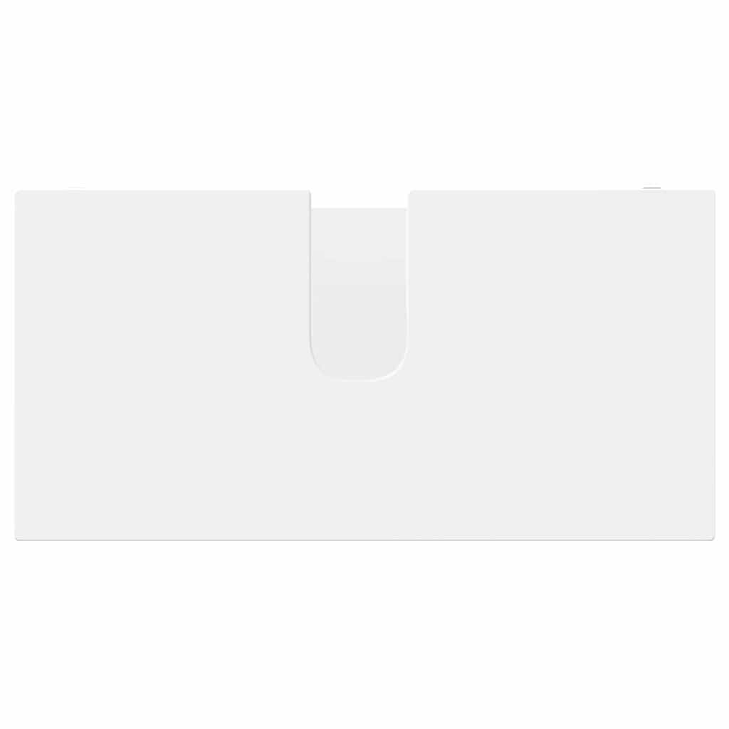 Badezimmermöbel-Set mit Schubladen 4 pcs Weiß Holzwerkstoff