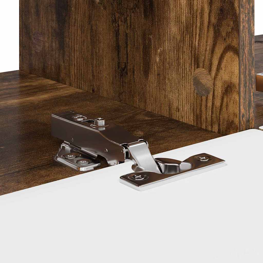 TV-Wandschrank Wandmontiert Geräucherte Eiche 60 x 31 x 29,5 cm