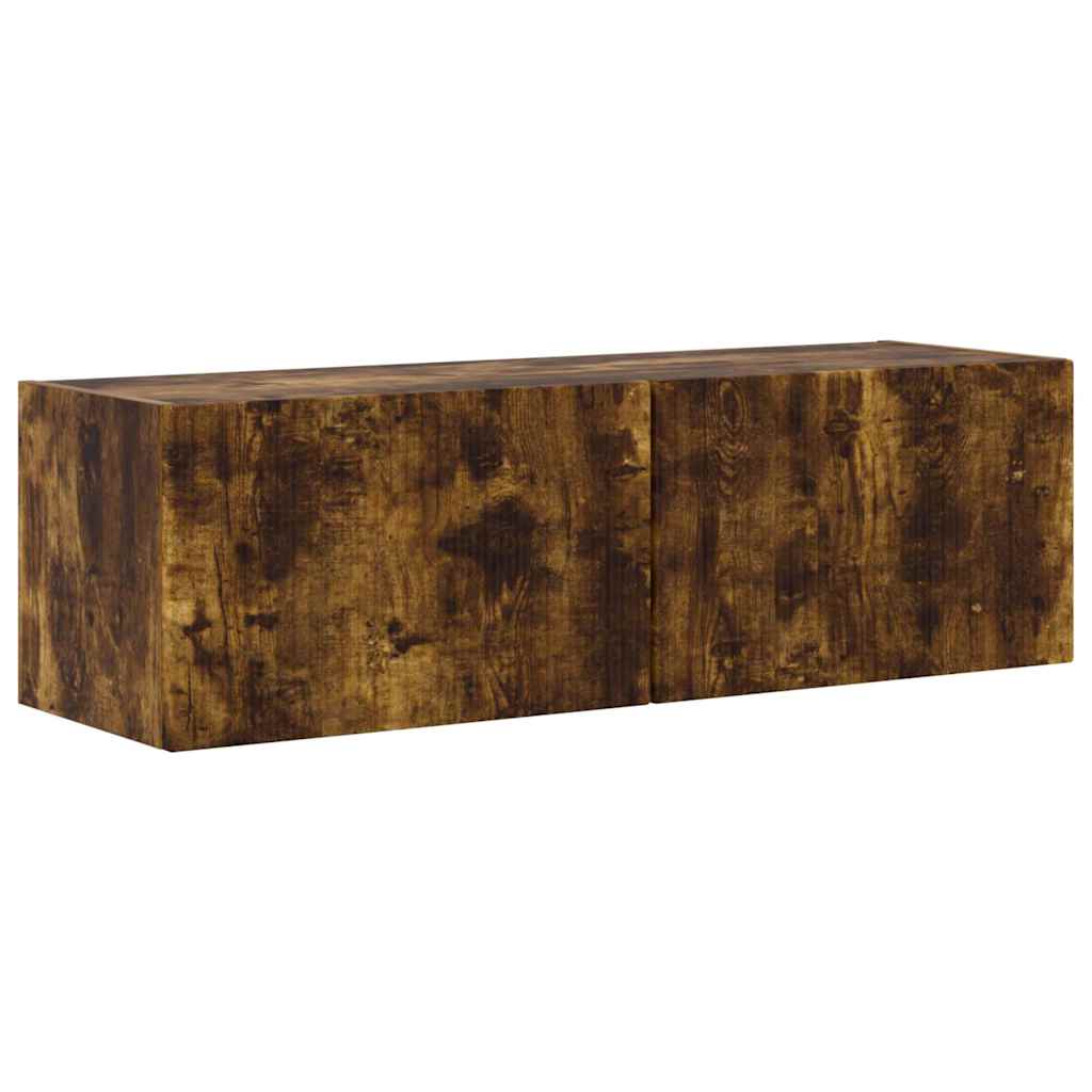 TV-Wandschrank Wandmontiert Geräucherte Eiche 98 x 31 x 29,5 cm