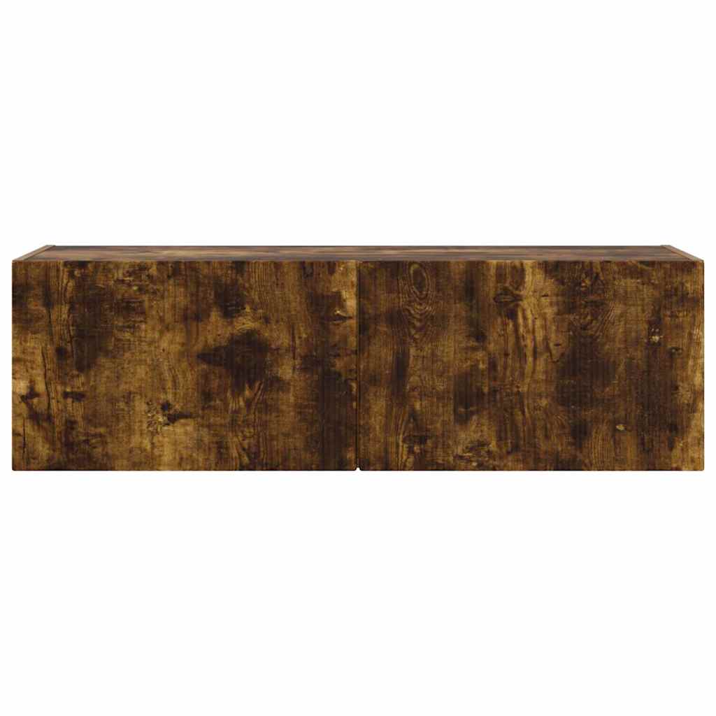 TV-Wandschrank Wandmontiert Geräucherte Eiche 98 x 31 x 29,5 cm