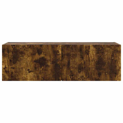 TV-Wandschrank Wandmontiert Geräucherte Eiche 98 x 31 x 29,5 cm