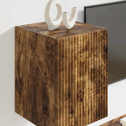 TV-Wandschrank Geräucherte Eiche 30 x 31 x 40 cm Holzwerkstoff
