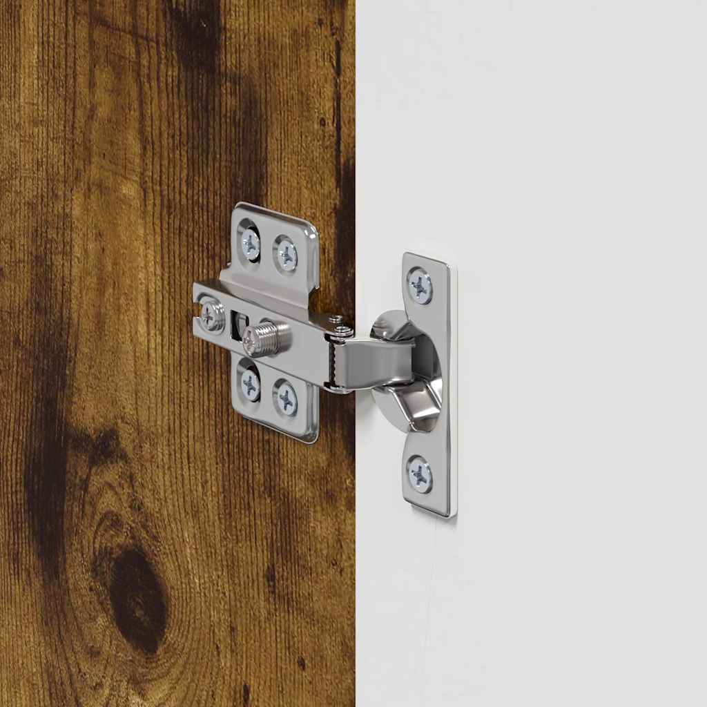 TV-Wandschrank 2 pcs Geräucherte Eiche 30 x 31 x 40 cm