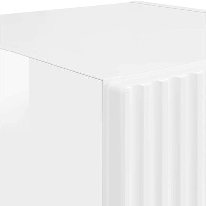 TV-Wandschrank 2 pcs Glänzend Weiß 30 x 31 x 100 cm