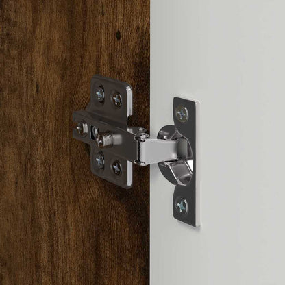 TV-Wandschrank 2 pcs Geräucherte Eiche 30 x 31 x 100 cm