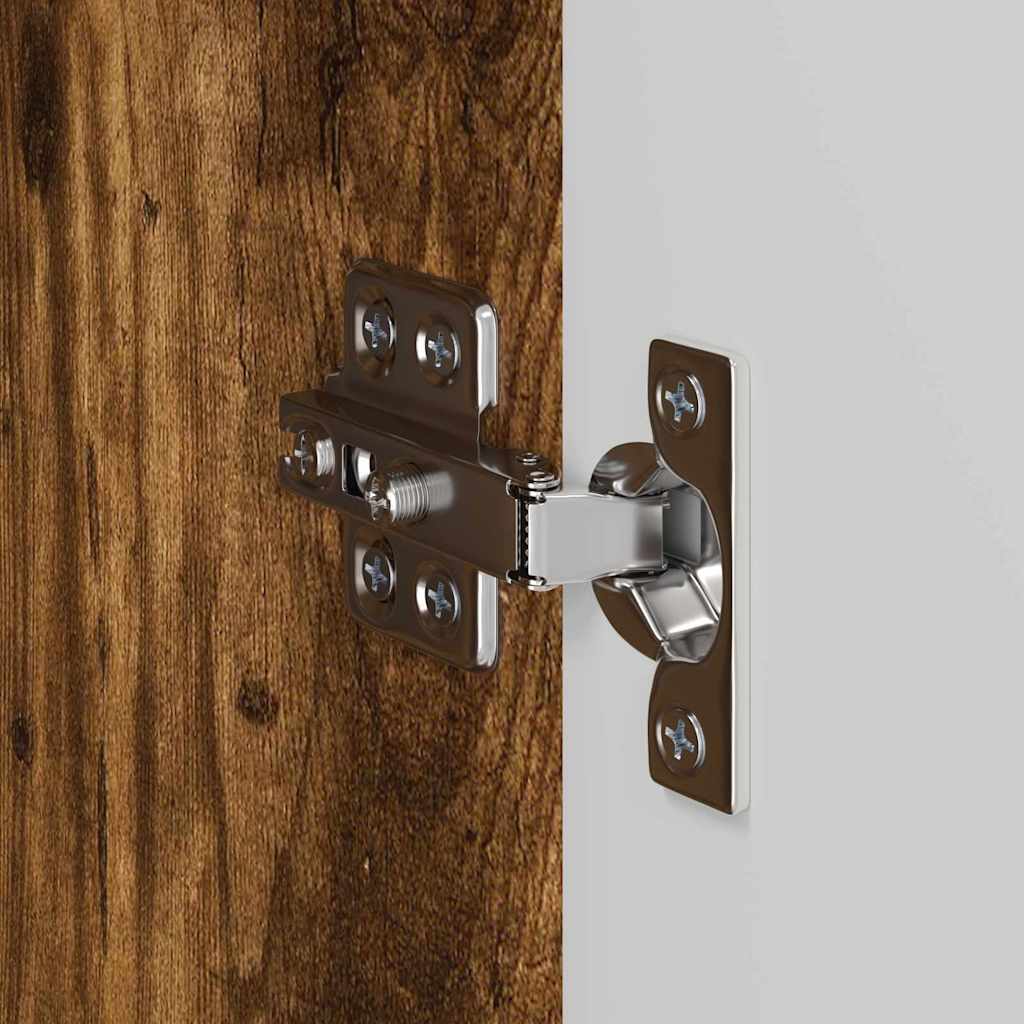 TV-Wandschrank Wandmontiert Geräucherte Eiche 59,5 x 31 x 40 cm