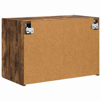 TV-Wandschrank Wandmontiert Geräucherte Eiche 59,5 x 31 x 40 cm