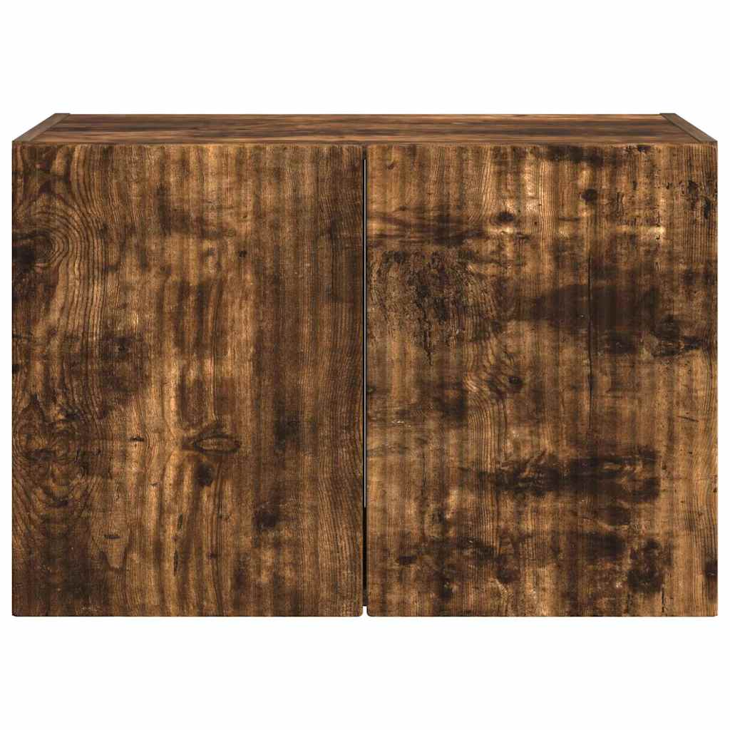 TV-Wandschrank Wandmontiert Geräucherte Eiche 59,5 x 31 x 40 cm