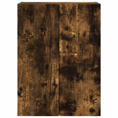 TV-Wandschrank Wandmontiert Geräucherte Eiche 59,5 x 31 x 80 cm