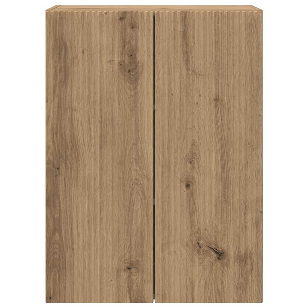 TV-Wandschrank Artisan-Eiche 59,5 x 31 x 80 cm Holzwerkstoff