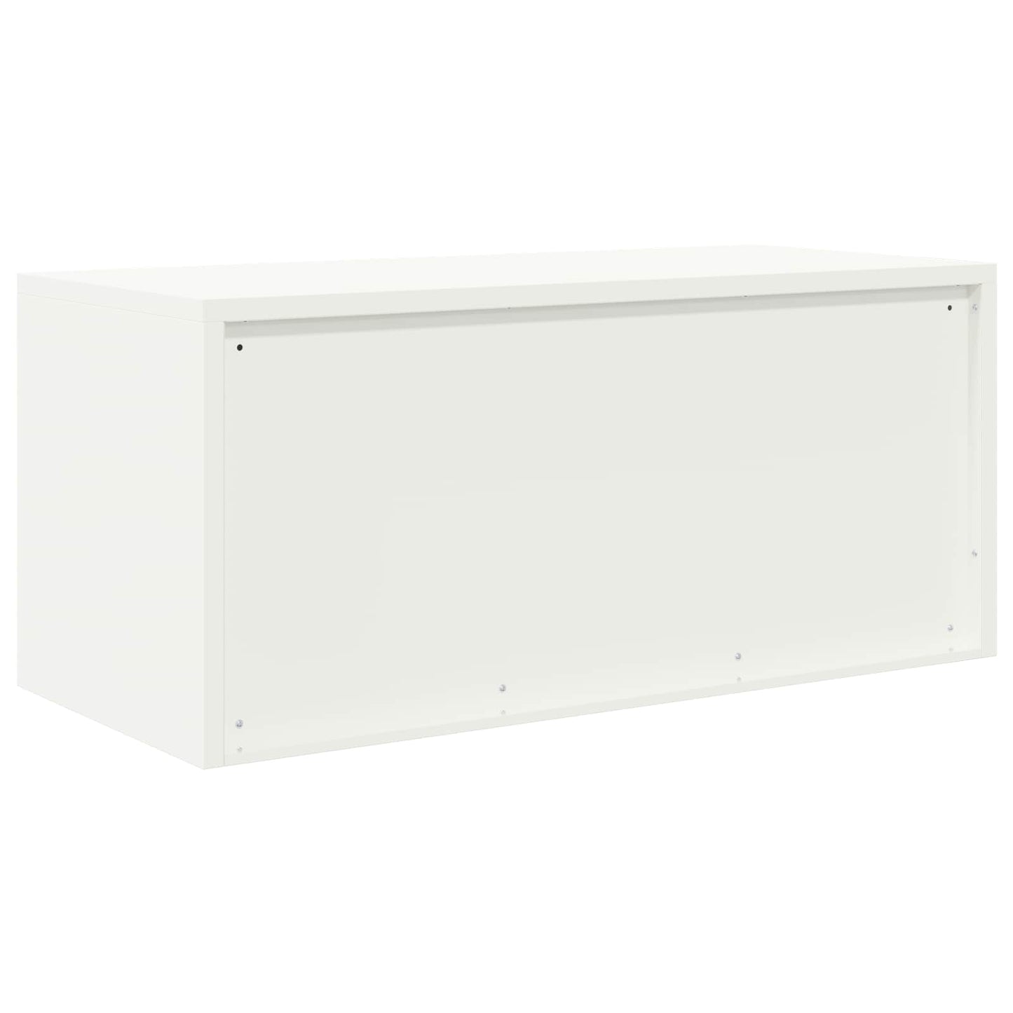 Aufbewahrungsschrank Weiß 90 x 40 x 40 cm Stahl