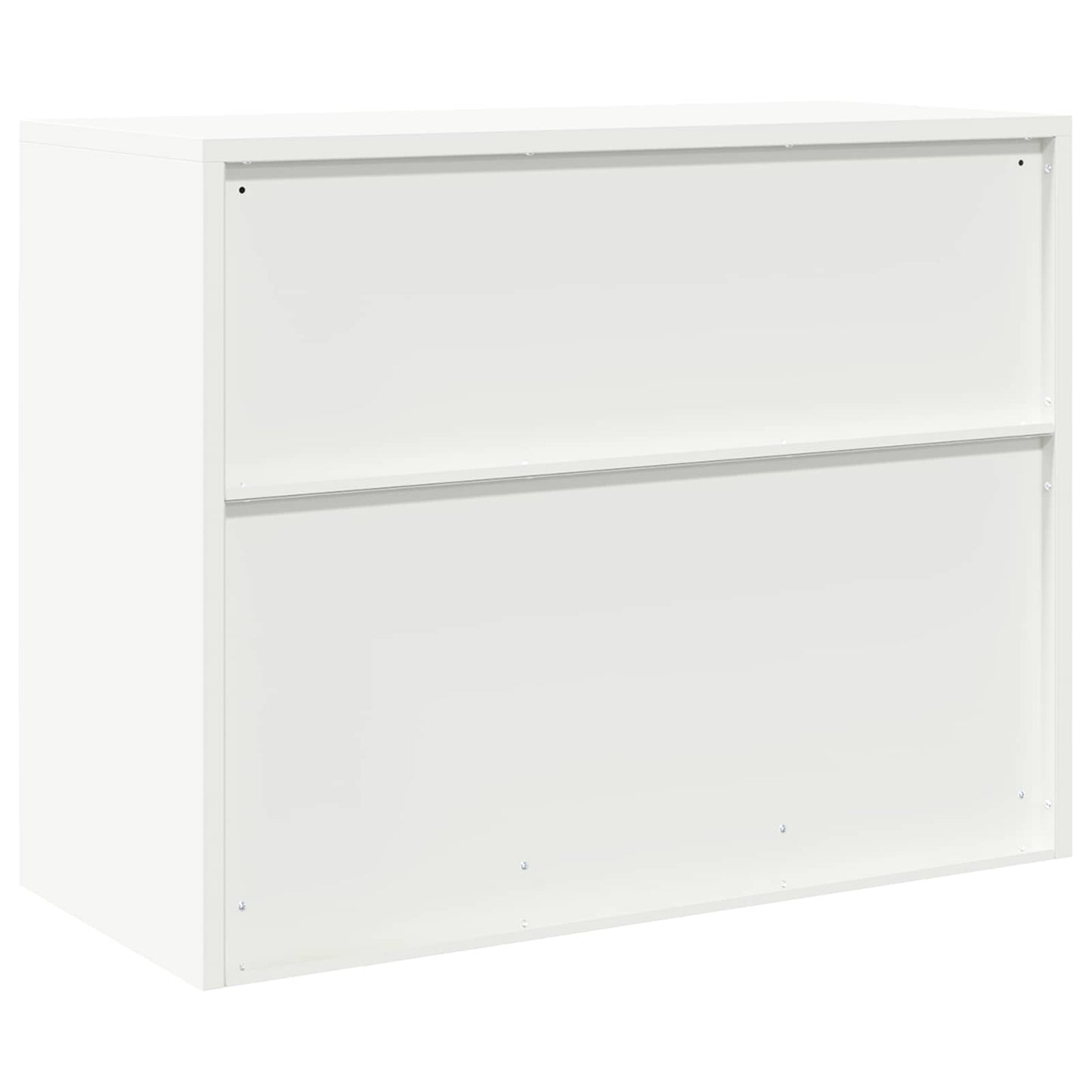 Aufbewahrungsschrank Weiß 90 x 40 x 70 cm Stahl