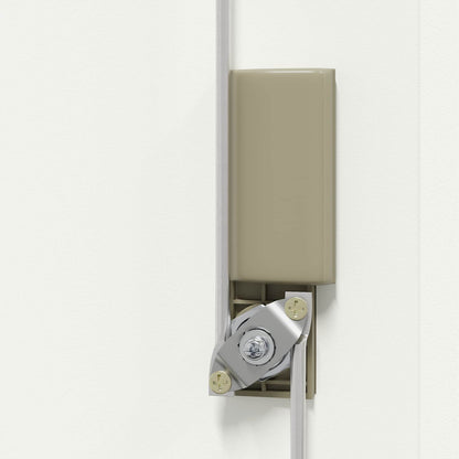 Aufbewahrungsschrank Weiß 80 x 40 x 40 cm Stahl