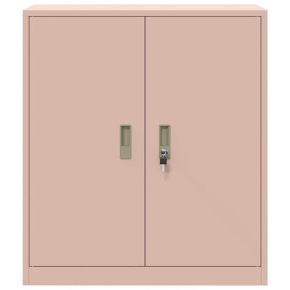 Aufbewahrungsschrank Rosa 80 x 40 x 90 cm Stahl