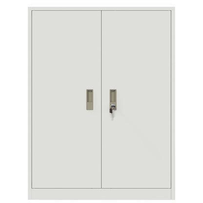 Aufbewahrungsschrank Weiß 80 x 40 x 105 cm Stahl