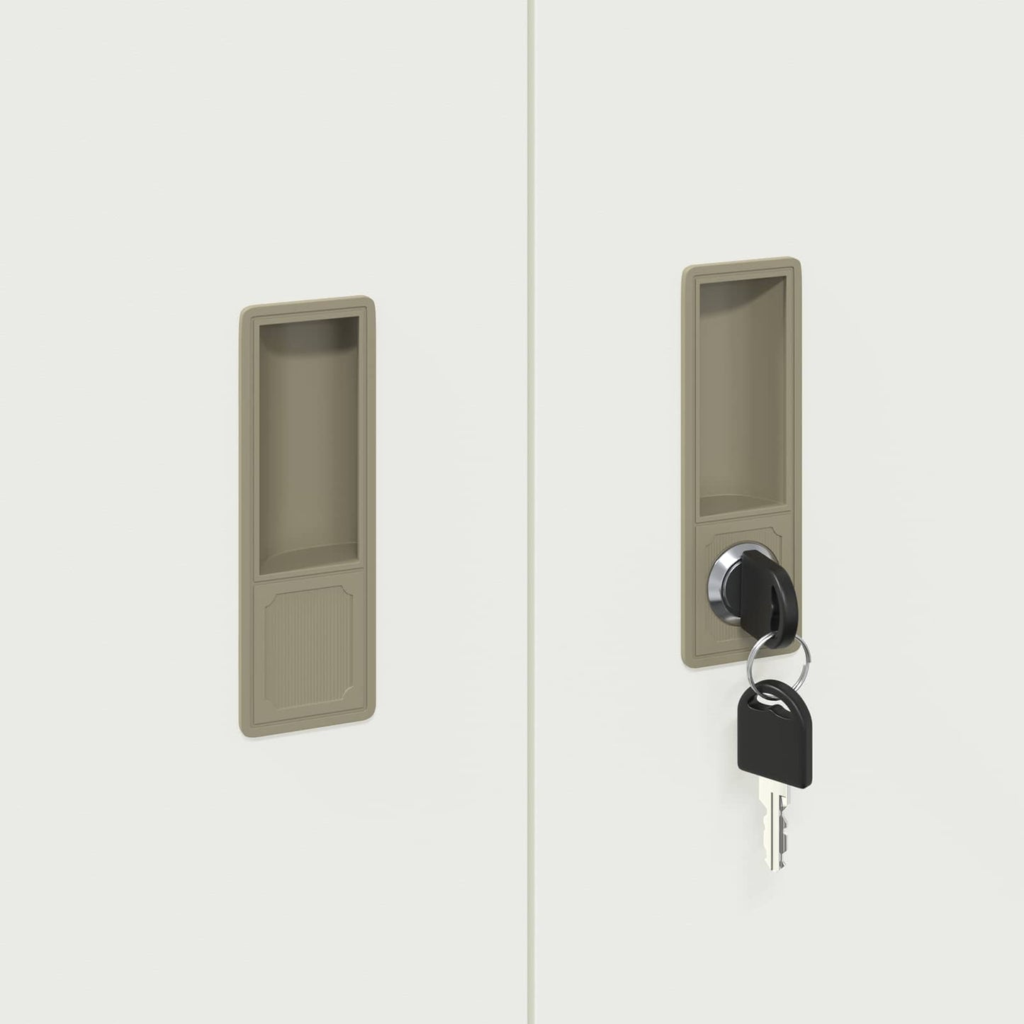 Aufbewahrungsschrank Weiß 60 x 40 x 70 cm Stahl