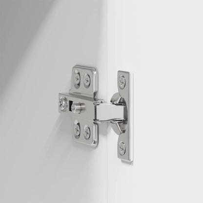 Hängeschrank mit Tür 2 pcs Weiß 60 x 31 x 40 cm Holzwerkstoff