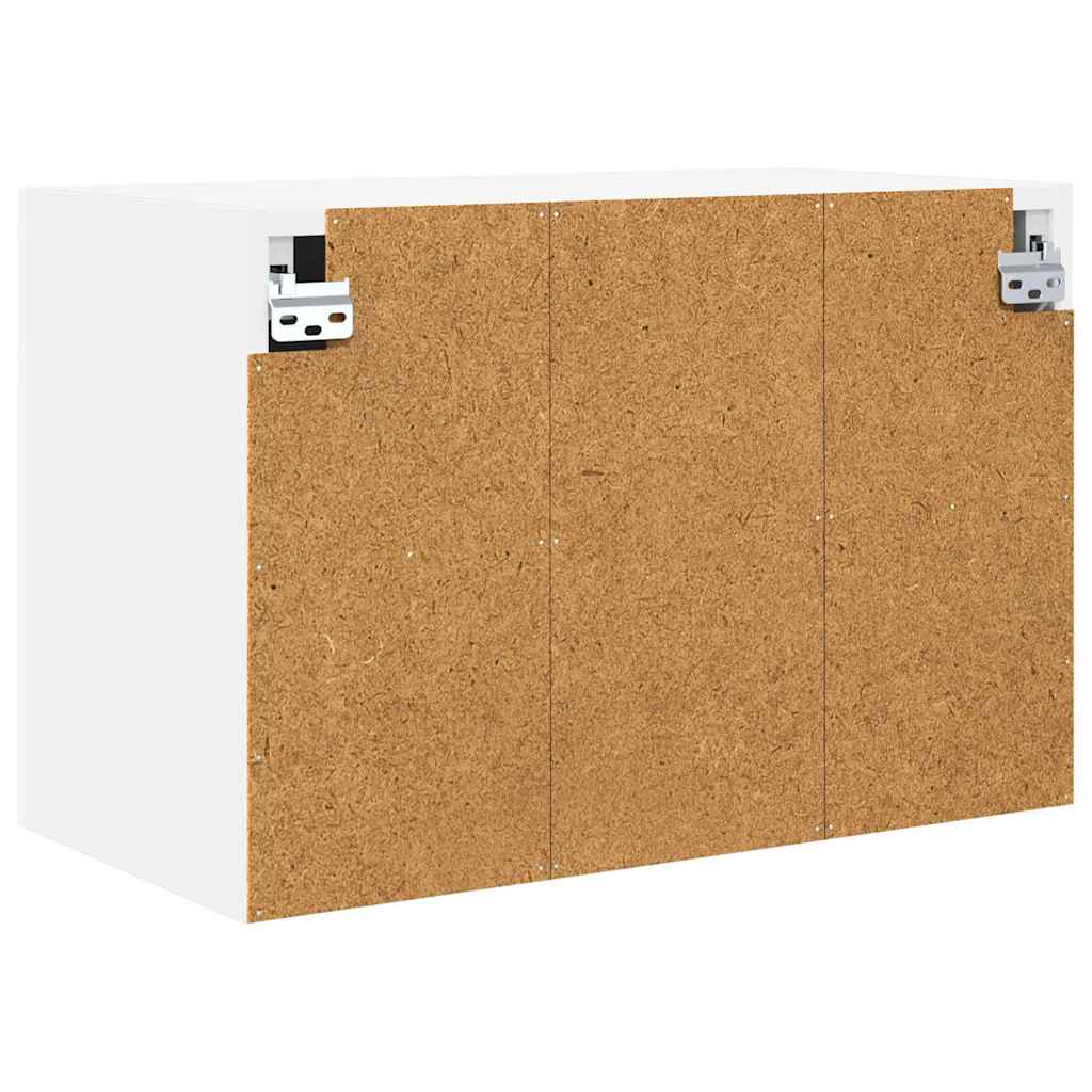 Hängeschrank mit Tür 2 pcs Weiß 60 x 31 x 40 cm Holzwerkstoff