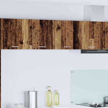 Hängeschrank mit Speicher Altholz 80 x 31 x 40 cm Holzwerkstoff