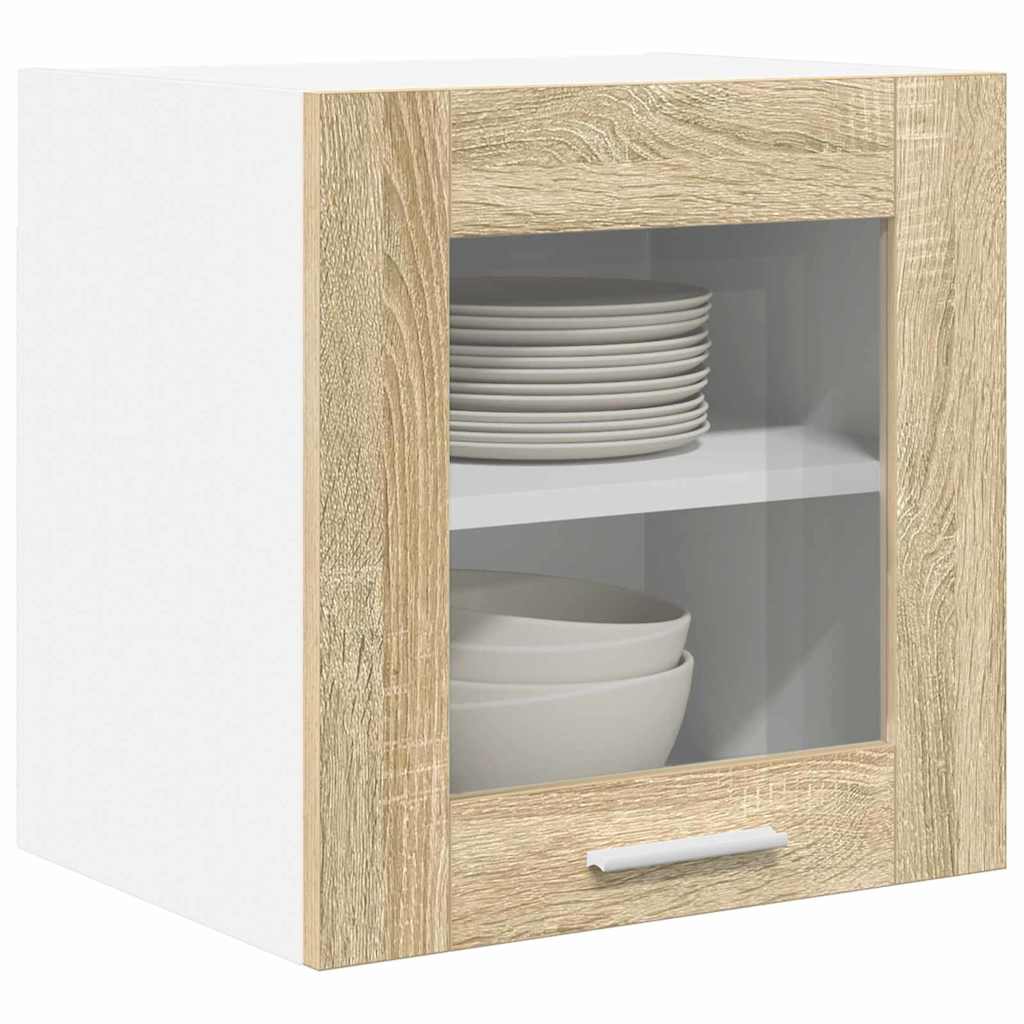 Hängeschrank 2 pcs Sonoma-Eiche 40 x 31 x 40 cm Holzwerkstoff