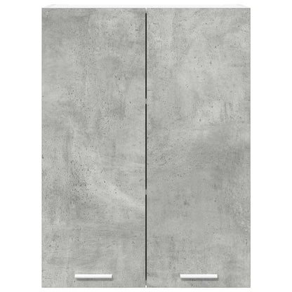 Hängeschrank mit Tür Beton Grau 60 x 31 x 80 cm Holzwerkstoff