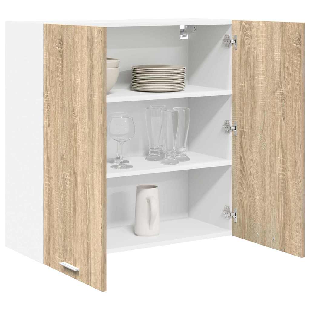 Hängeschrank mit Tür Sonoma-Eiche 80 x 31 x 80 cm Holzwerkstoff
