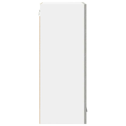 Hängeschrank mit Tür Beton Grau 40 x 31 x 80 cm Holzwerkstoff