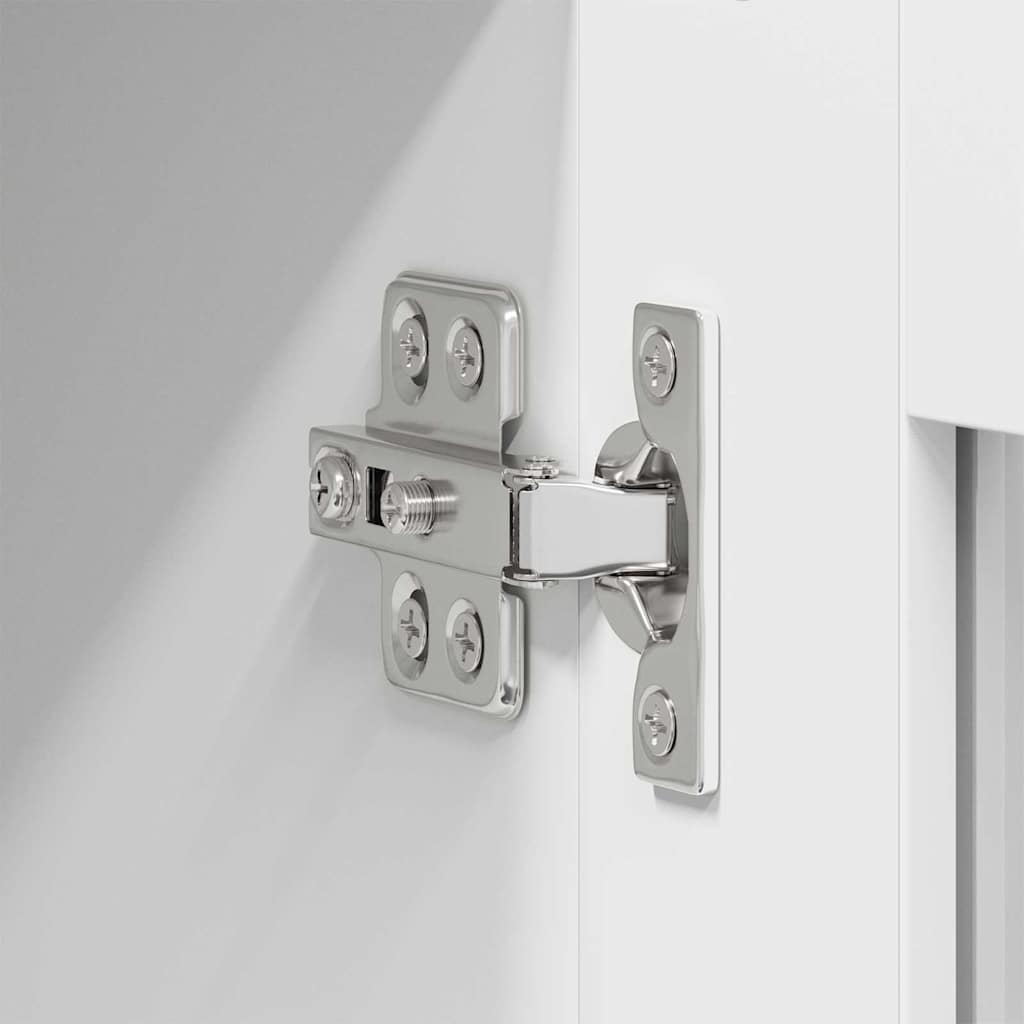 Hängeschrank mit Speicher Weiß 80 x 31 x 80 cm Holzwerkstoff