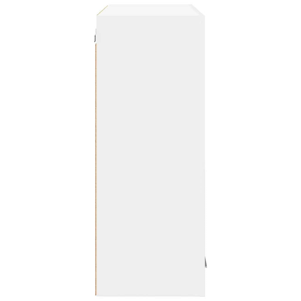 Hängeschrank mit Speicher Weiß 80 x 31 x 80 cm Holzwerkstoff