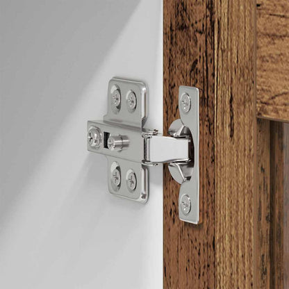 Hängeschrank mit Speicher Altholz 80 x 31 x 80 cm Holzwerkstoff