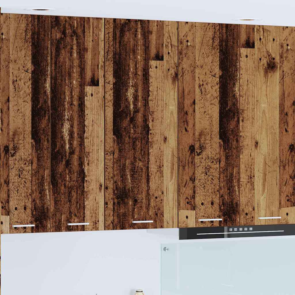 Hängeschrank mit Tür Altholz 40 x 31 x 100 cm Holzwerkstoff