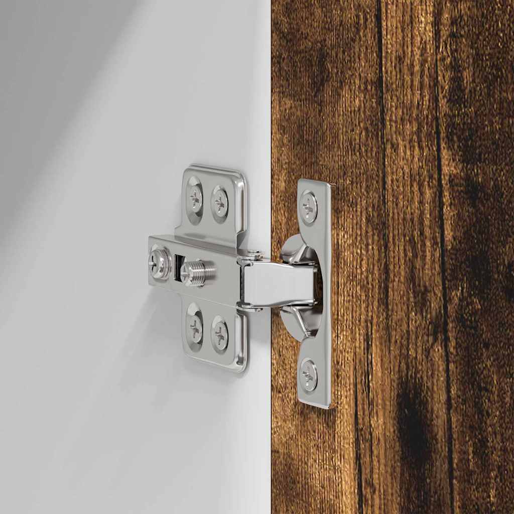 Hängeschrank Geräucherte Eiche 80 x 31 x 100 cm Holzwerkstoff