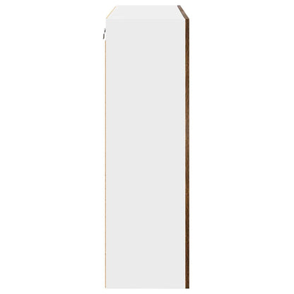 Hängeschrank Geräucherte Eiche 80 x 31 x 100 cm Holzwerkstoff