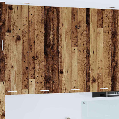 Hängeschrank mit Tür Altholz 80 x 31 x 100 cm Holzwerkstoff