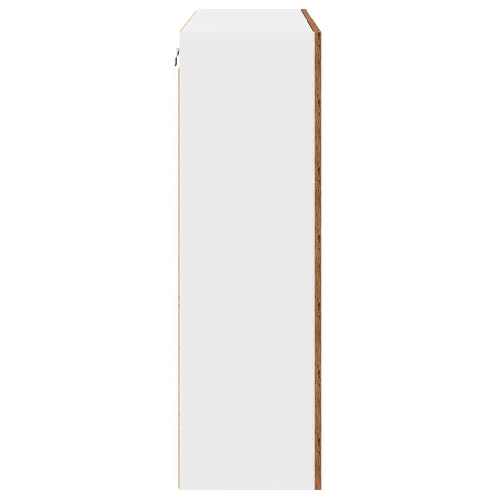 Hängeschrank mit Tür Altholz 80 x 31 x 100 cm Holzwerkstoff