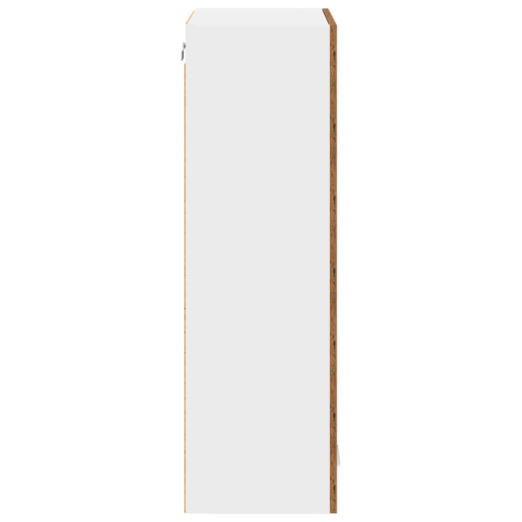 Hängeschrank mit Tür Altholz 40 x 31 x 100 cm Holzwerkstoff