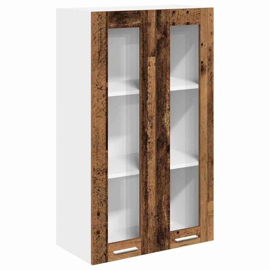 Hängeschrank mit Tür Altholz 60 x 31 x 100 cm Holzwerkstoff