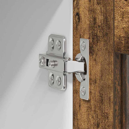 Hängeschrank Geräucherte Eiche 80 x 31 x 100 cm Holzwerkstoff