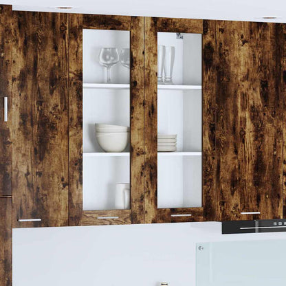 Hängeschrank Geräucherte Eiche 80 x 31 x 100 cm Holzwerkstoff