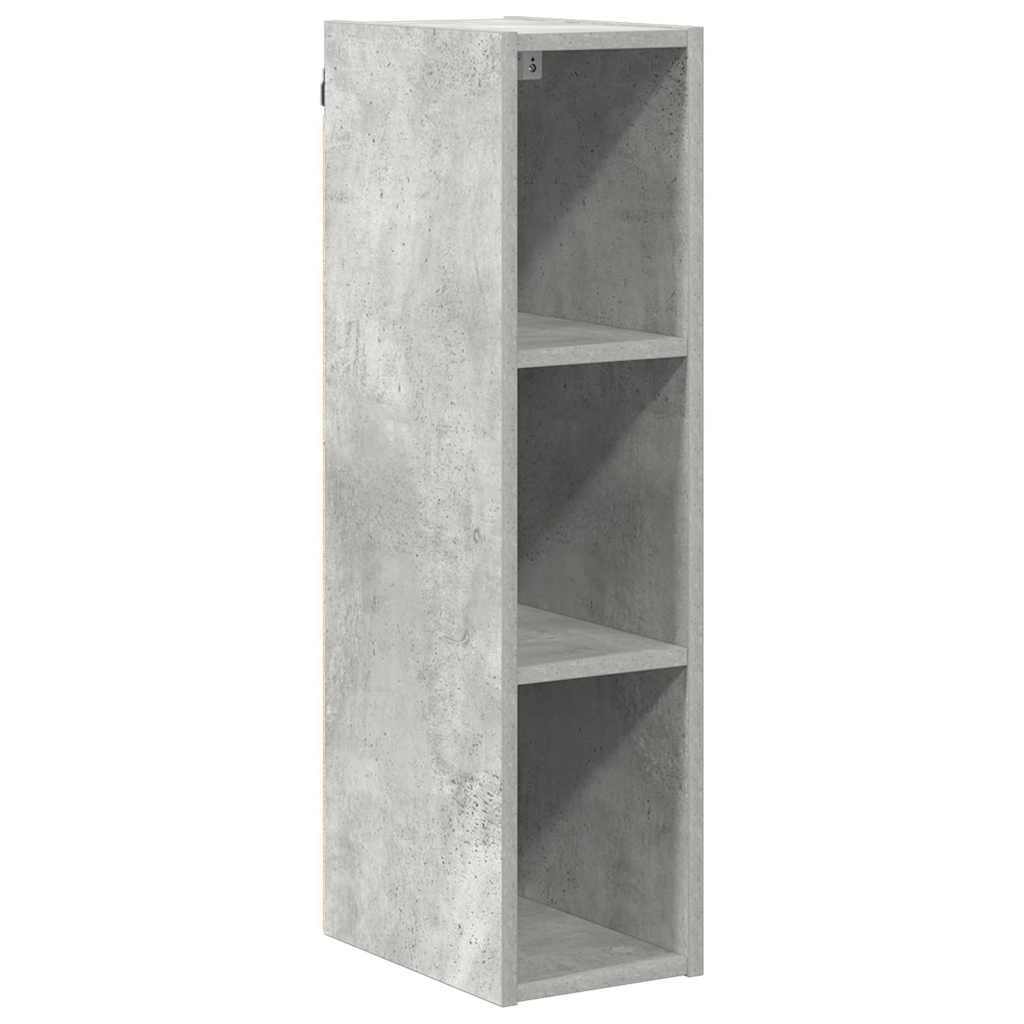 Hängeschrank Beton Grau 20 x 29,5 x 80 cm Holzwerkstoff